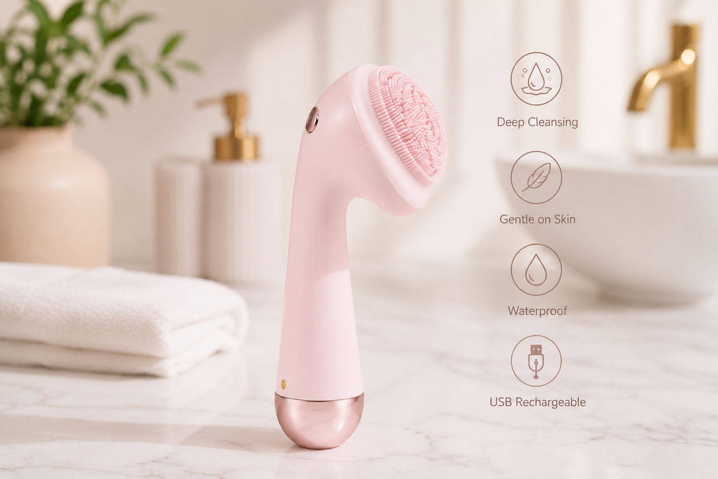 Nyvra Pro - Cepillo Facial Eléctrico Recargable